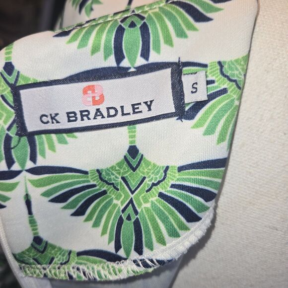 CK Bradley Hudson 3/4  Sleeve Shift Dress in bird Print small - Picture 4 of 8